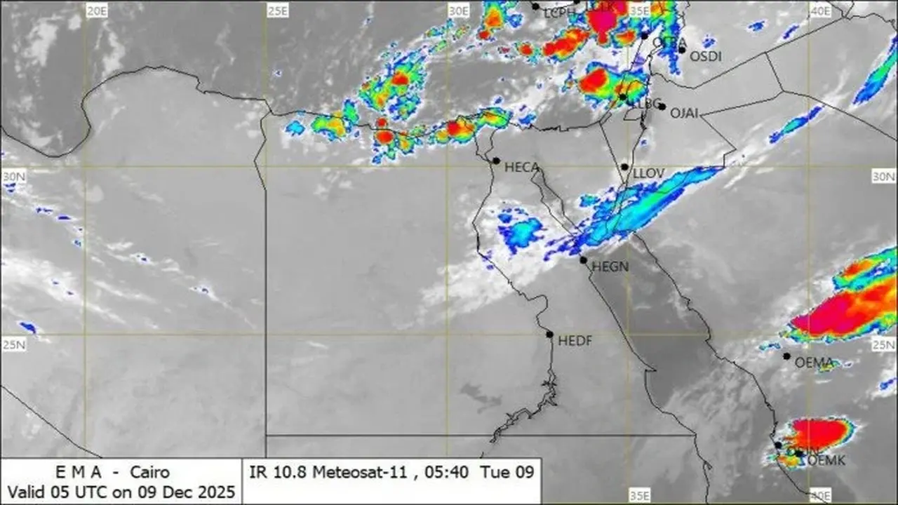 تغيرات حادة في الطقس اليوم الثلاثاء 9 ديسمبر 2025 تستدعي ارتداء الملابس الثقيلة